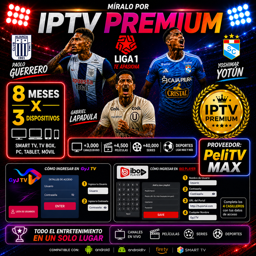 Imagen de IPTV PREMIUM 8 MESES (PROMO MUNDIAL)