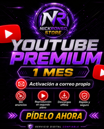 Imagen de 🧧Youtube Premium personal/ activacion a su correo 