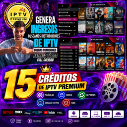 Imagen de PANEL 15 CREDITOS IPTV PREMIUM