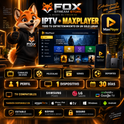 Imagen de 📺 IPTV + MAXPLAYER | 👤 1 Perfil | 📱 1 Dispositivo | 📅 30 días