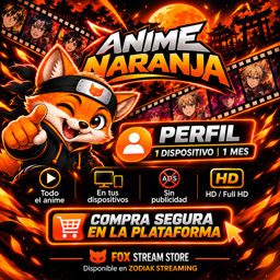 Imagen de 🦊 ANIME NARANJA | 1 PERFIL | 1 MES 🦊