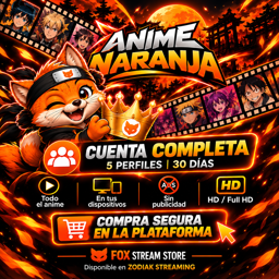 Imagen de 🦊 ANIME NARANJA | CUENTA COMPLETA | 1 MES 🦊