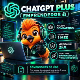 Imagen de 🚀 ChatGPT Plus-Emprendedor! 🔐 | Acceso con 2FA