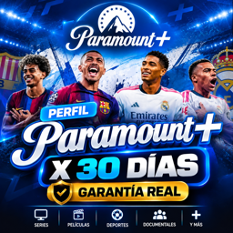 Imagen de ⚽🧨PARAMOUNT+ NO EXCLUSIVO 1 PERFIL X30 DIAS