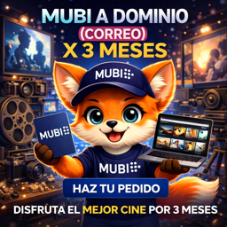 Imagen de MUBI A DOMINIO (CORREO) X 3 MESES