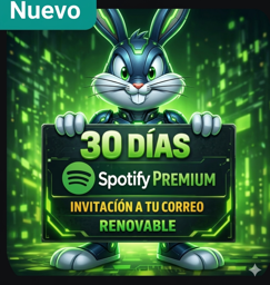 Imagen de Spotify premium X1 mes a tu  correo 