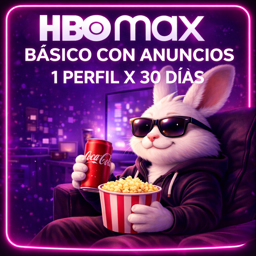 Imagen de ⏺️🟣 HBO MAX BASICO CON ANUNCIOS 1 PERFIL X30 DIAS