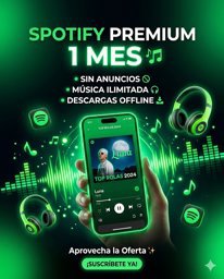 Imagen de SPOTIFY PREMIUN X 1 MES 