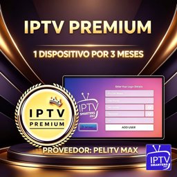 Imagen de IPTV PREMIUM x 1 DISPO x 3 MESES