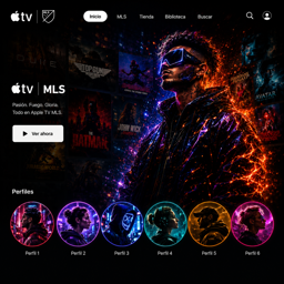 Imagen de APPLE TV + MLS PERFIL