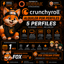 Imagen de ⭐ CRUNCHYROLL PREMIUM 1 MES | PERFIL PRIVADO ⭐
