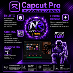 Imagen de 🎬Capcut pro cuenta completa 1 mes / 2 Dispositivos : IOs/ Android