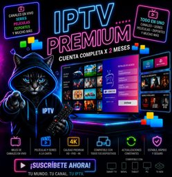 Imagen de IPTV PREMIUM CUENTA COMPLETA X 2 MESES
