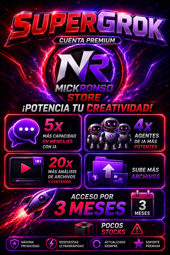 Imagen de 🔥Supergrok  privado x 3 meses/ Pedido garantia de 40 dias