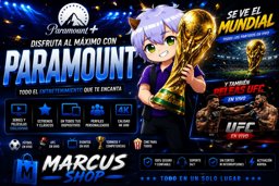 Imagen de PARAMOUNT (Perfil exclusivo) x UFC 1 MES 
