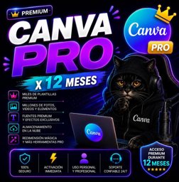 Imagen de CANVA PRO EDU X 1 AÑO