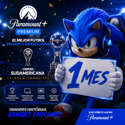 Imagen de PARAMOUNT PERFIL EXCLUSIVO + CONMEBOL SUDAMERICANA  X 1 MES