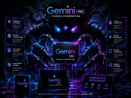 Imagen de GEMINIS PRO / CUENTA COMPARTIDA 