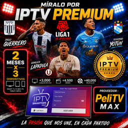 Imagen de IPTV PREMIUM 2 MESES x 3 DISP