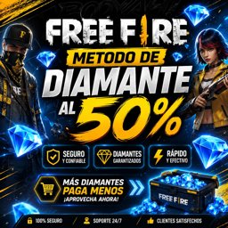 Imagen de MÉTODO 50% DIAMANTES DE FREE FIRE