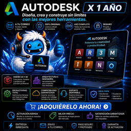 Imagen de AUTODESK ORIGINAL X1 AÑO - A TU CORREO